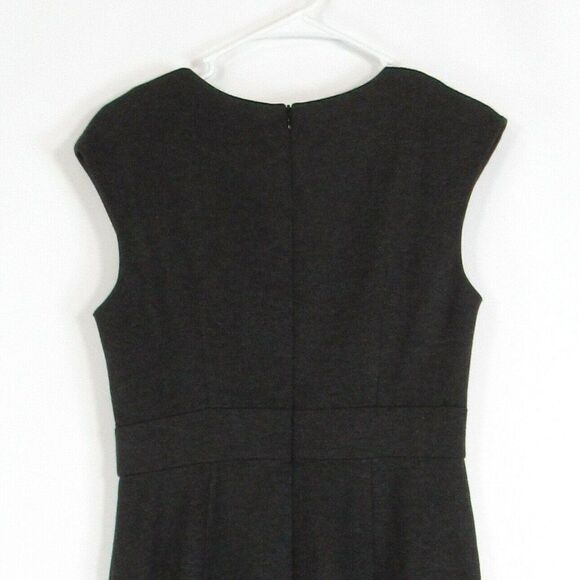 Charcoal gray ANTHROPOLOGIE TRINA TURK dress 8 - Picture 4 of 4